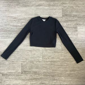 Black Ribbed Shirt from Forever 21